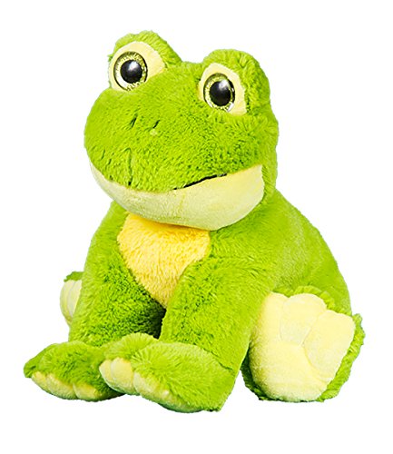 Stuffems Toy Shop Cuddly Soft 16" Stuffed Frog, Green & Yellow, Polyester, Model 611138541664