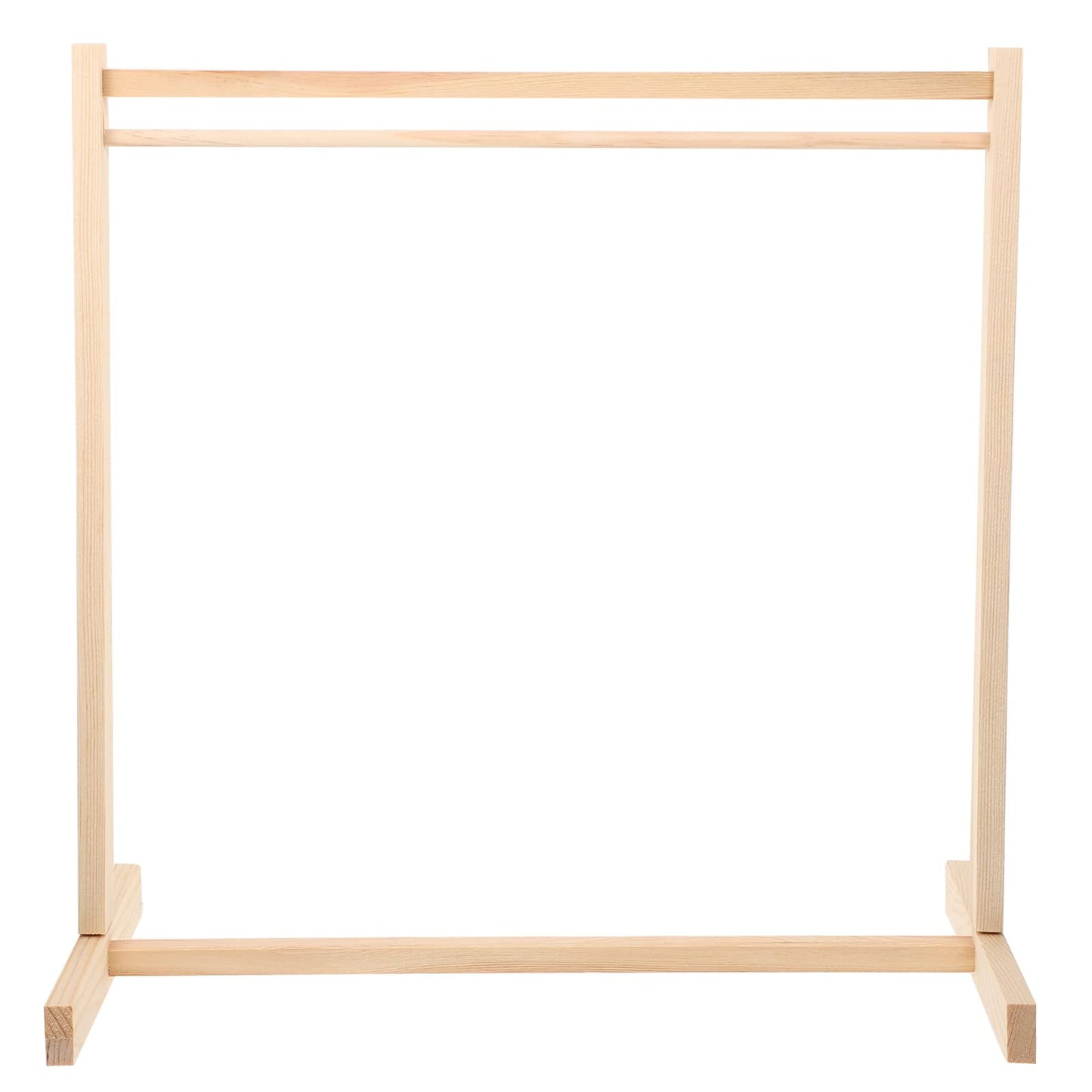 Kisangel Wooden Clothing Rack 1Pc Doll Clothes Rack Miniature Garment Rack Doll Clothes Accessories For Dollhouse Supplies (40Cm