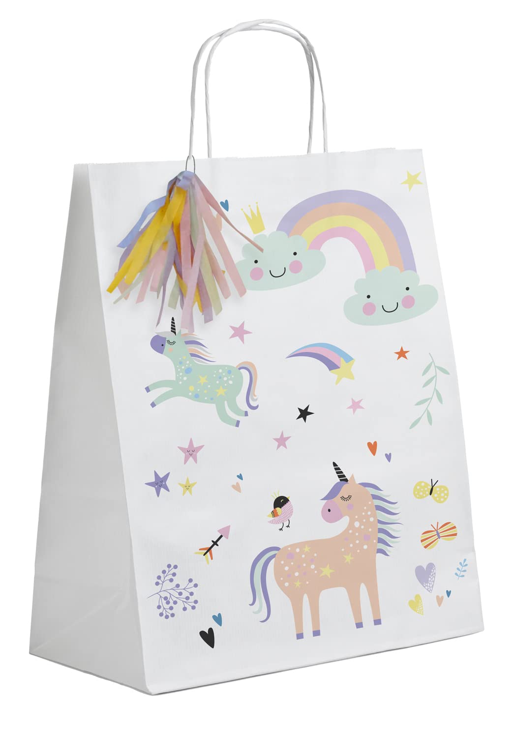 Folat 68315 Small Bags Unicorns & Rainbows Pack of 6, Multicoloured