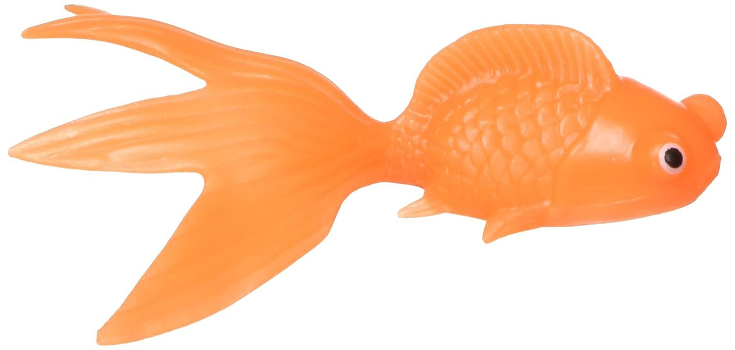 U. S. Toy CP Plastic Gold Fish Action Figure - One-Size, Gold/Orange, Model UST721