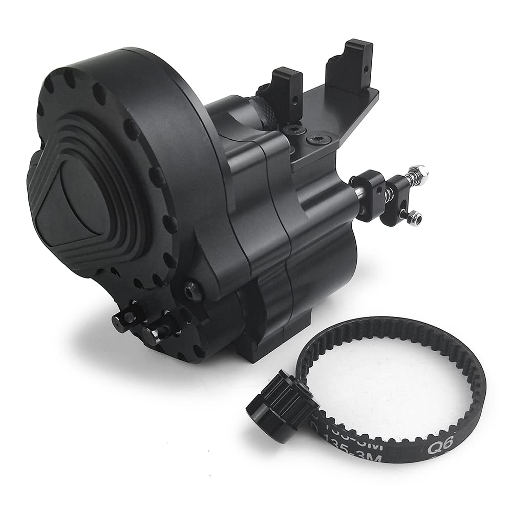 Benedict Harry Aluminum 2 Speed Reverse Transmission Gearbox for 1/10 RC Crawler Car Axial SCX10 90048 Wraith Upgrade Parts