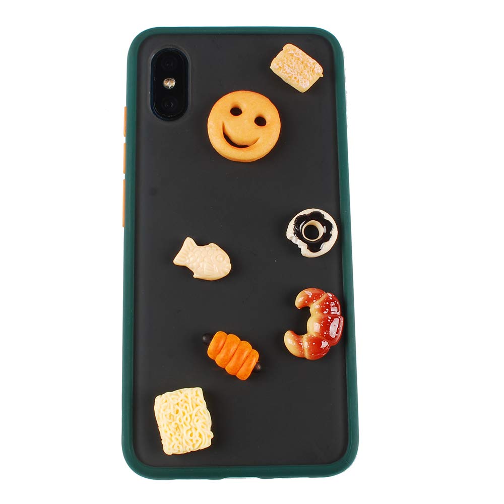 NWFashion 112PCS Miniature Decor Dessert Pastry Toy Food Cake Topper Scrapbooking Shoe Decoration Charms(Bread)