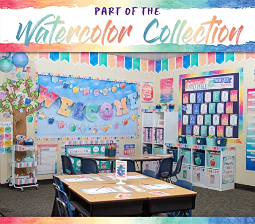 Teacher Created Resources Watercolor Bold Block 3'' Magnetic Letters