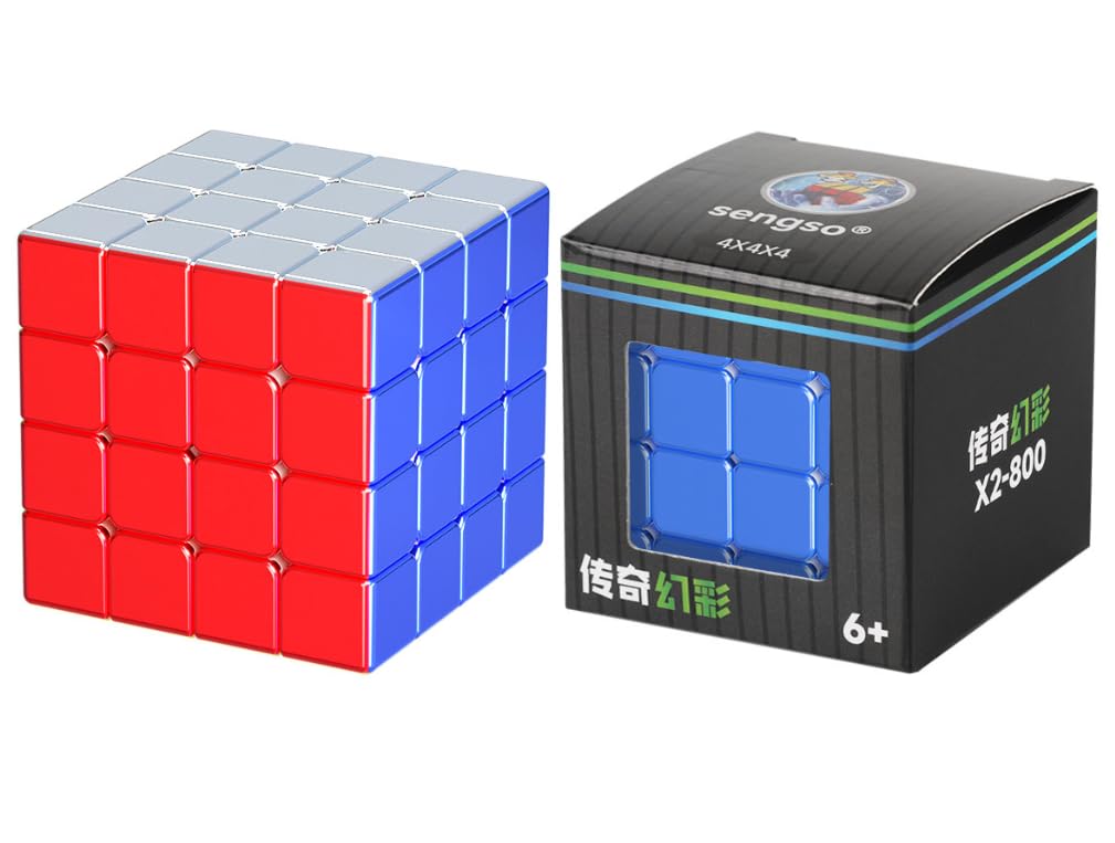 Cuberspeed Shengshou Legend 4X4 Metallic Speed Cube Metallic 4X4X4 Magic Cube Puzzle