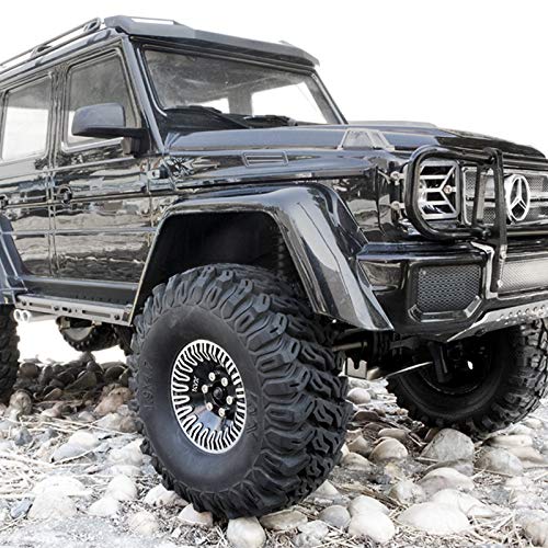 KYX Racing Aluminum Alloy 1.9'' Wheel Rims Upgrades Parts Accessories for RC Crawler Car Axial SCX10 II 90046 Capra UTB TRX4 D90