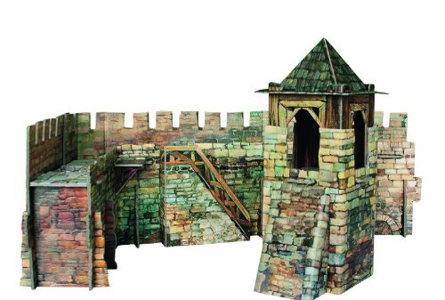 Clever Paper Town Wall With Figures