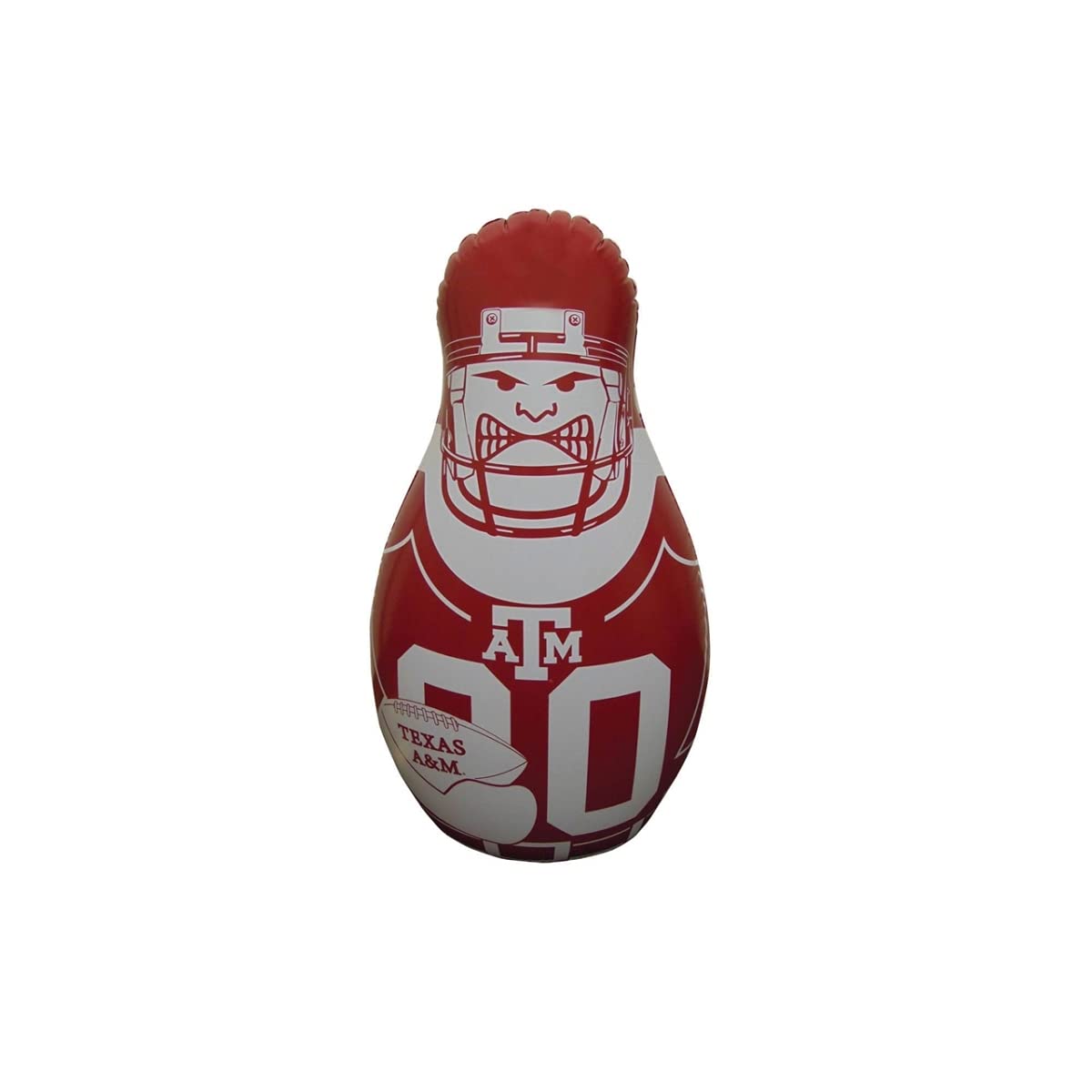 Fremont Die Ncaa Texas A&M Aggies Bop Bag Inflatable Tackle Buddy Punching Bag, Mini: 12' Tall, Team Colors