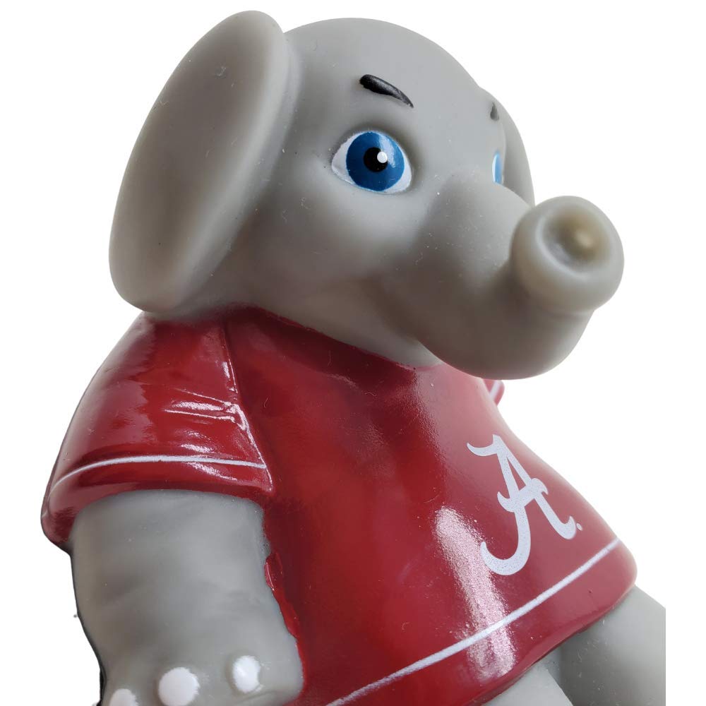 Rubber Tubbers Alabama Crimson Tide (Big Al) Collegiate Bathtub Toys - Officially Licensed Ncaa Team Mascots, Authentic Sports Memorabilia, Novelty Rubber Ducks (University Of Alabama)