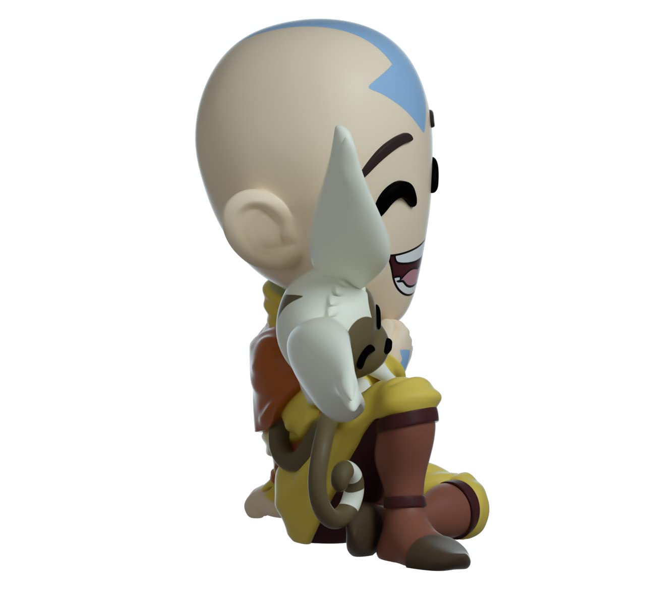 Youtooz Avatar Aang 4 Inch Vinyl Action Figure - Avatar the Last Air Bender Aang & Momo, Youtooz Avatar The Last Airbender Colle