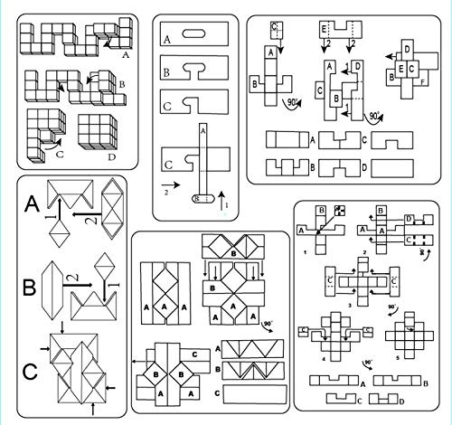 Brain Teaser Puzzles 3D Children'S Adult Iq Test Puzzles For Unlock Interlock Puzzle Wooden Toys