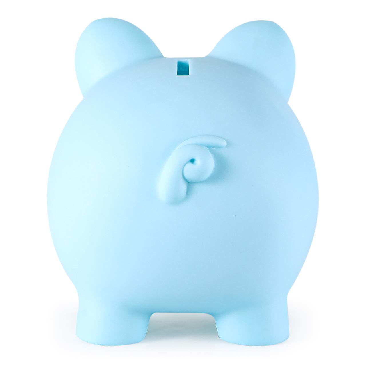 Pjdrllc Piggy Bank, Unbreakable Plastic Money Bank, Coin Bank For Girls And Boys, Medium Size Piggy Banks, Practical Gifts For Birthday, Easter, Baby Shower (Blue)