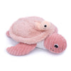 LES D GLINGOS PTIPOTOS by SAUVENOU Turtle Mum/Baby Blue - Soft Baby Soft Toy - Newborn Gift Idea - 29 cm, Pink