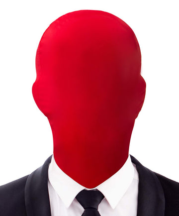 Homelex 2 Pieces Full Face Mask, 2Nd Skin Masks,Halloween Spandex Hood For Unisex Cloth-Red