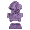 Niannyyhouse 15Cm Plush Doll Clothes Elastic Solid Sportswear Suits Hoodie Pants Soft Stuffed Plush Toy Dress Up Accessories (Pu
