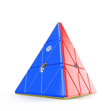Hellocube Gan Pyramid 36 Magnets Speed Cube Stickerless 3X3 Magnetic Puzzle Triangle Cube(Standard Version)