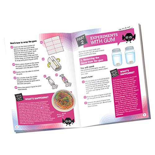 Thames & Kosmos Bubble Gum Lab Kit | STEM Experiment | Make Bubble Gum in 3 Flavors | Small | Multicolor | Model 550029