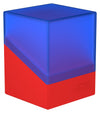 Ultimate Guard Boulder Synergy 100+, Deck Case For 100 Double-Sleeved Tcg Cards, Blue/Red, Secure & Durable Storage For Trading Card Games