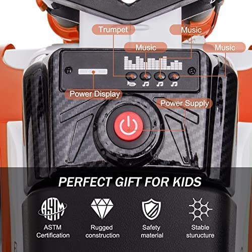 Aokoy 12V Ride On Motorcycle For Kids, Ride On Var For Big Kids, Battery Powered Electric Dirt Bike Birthday Presents For Boys G