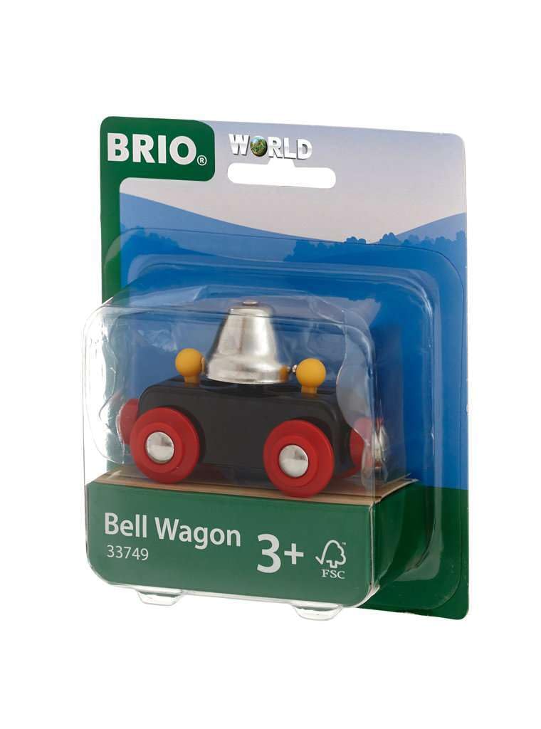 Brio World - 33749 Bell Wagon - Interactive Train Toy For Kids | Develops Motor Skills | Compatible With Brio Railway Toys | Ideal For Ages 3 And Up