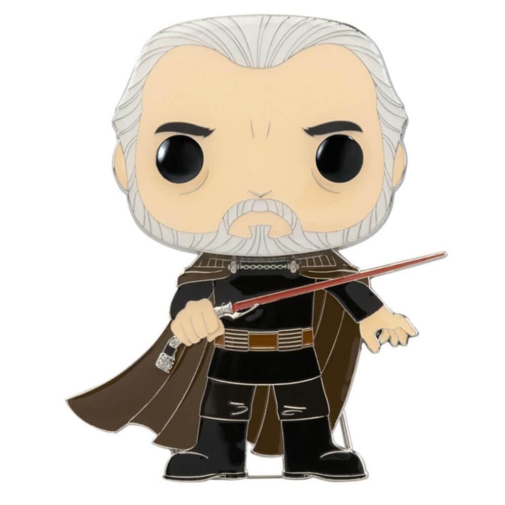 Star Wars 3 Inch Funko Pop Pin Count Dooku