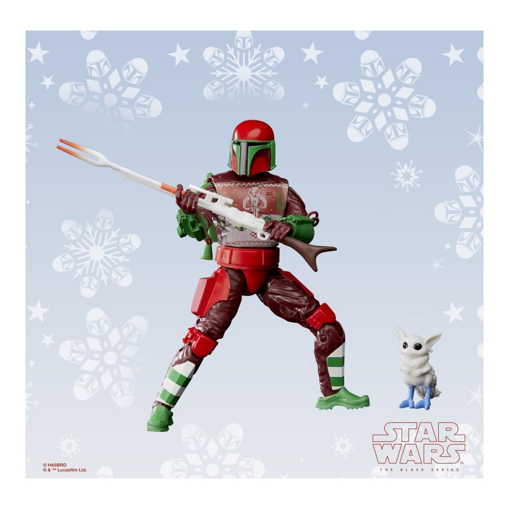 Star Wars Hasbro Black Series Action Figure Mandalorian Warrior (Holiday Edition) 15 cm
