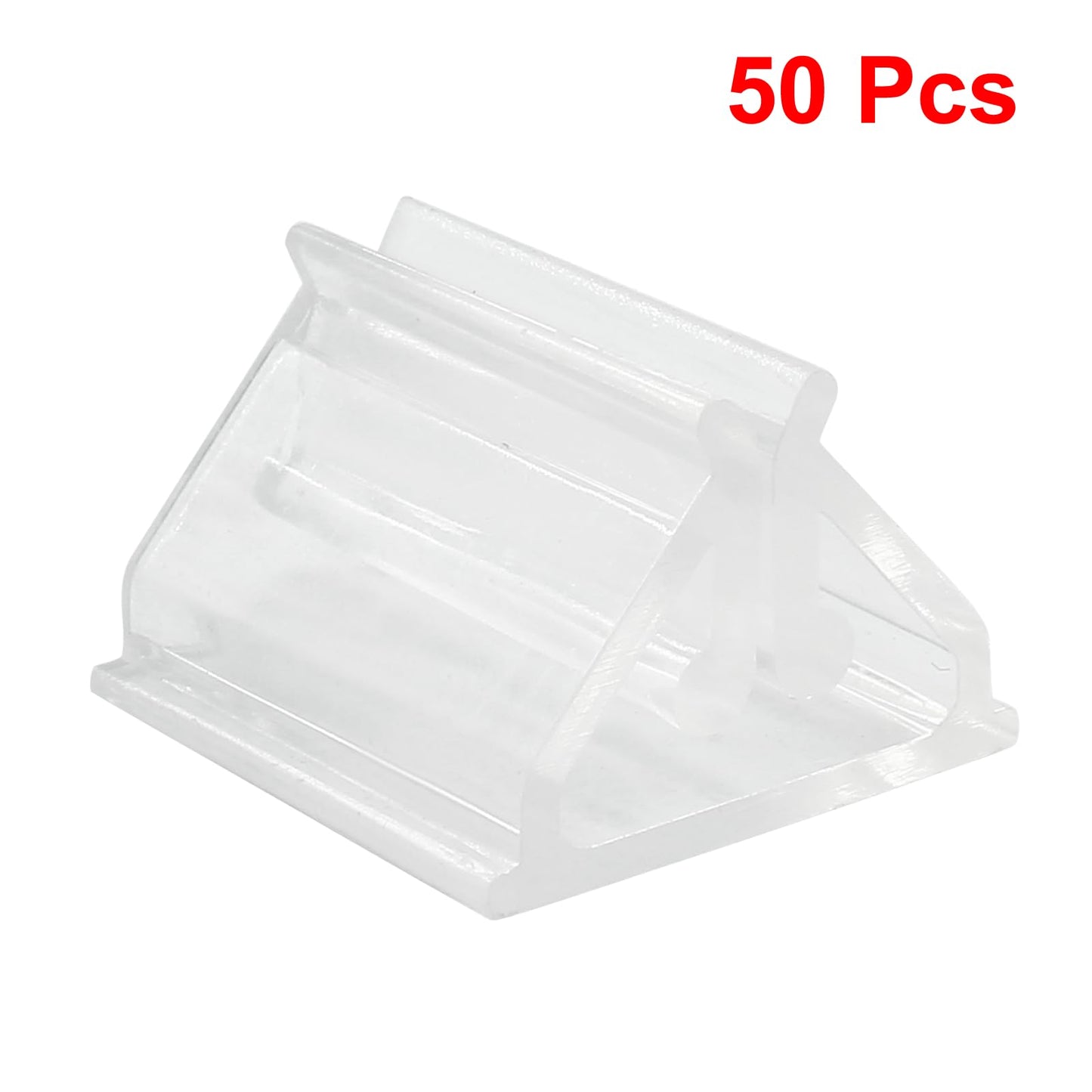 Litoexpe Clear Game Card Holder Stand, 50pcs Acrylic Card Stand, Plastic Game Piece Holders for Cards, Party, Game, Photos, Memo