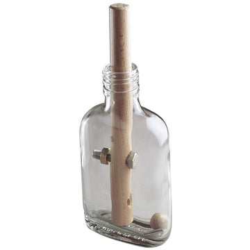 Bits And Pieces - Bottled Frustration Impossible Puzzle Bottle - Glass Bottle Brain Teaser Puzzles For Adults – Brain Game - 3' X 8' X 1-1/2'