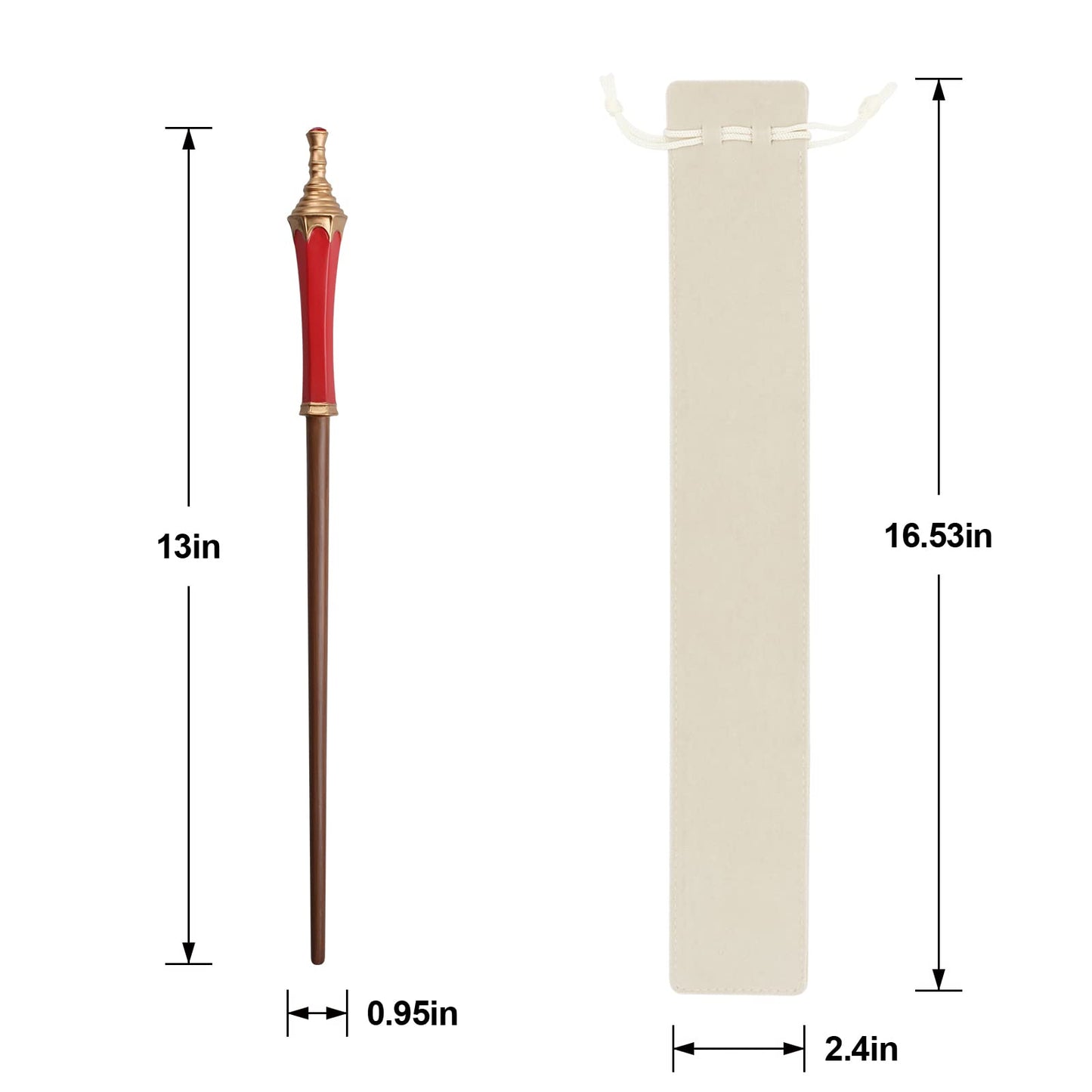 Magic Wizard Witch Witchcraft Sorcerer Wands For Collectible Magical Toy Wand (Lantern)