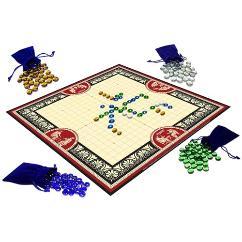 Winning Moves Deluxe Pente Game - Family Strategy Game for 2-4 Players, Ages 8+, Rubber Material, Model 1212