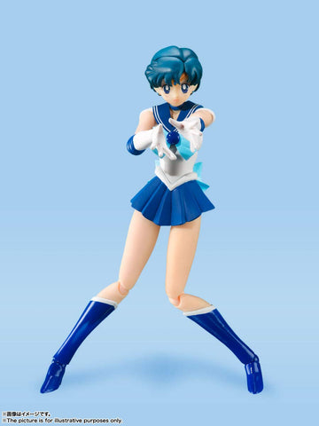 Tamashii Nations Sailor Mercury -Animation Color Edition- Pretty Guardian Sailor Moon, Bandai Shii Nations S.H. Figuarts , Aqua
