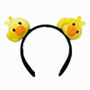 Plush Doll Cute Yellow Duck Hairband mature-themed Child Animal Cartoon Headband Makeup Wash Face Headwear Decoration Props
