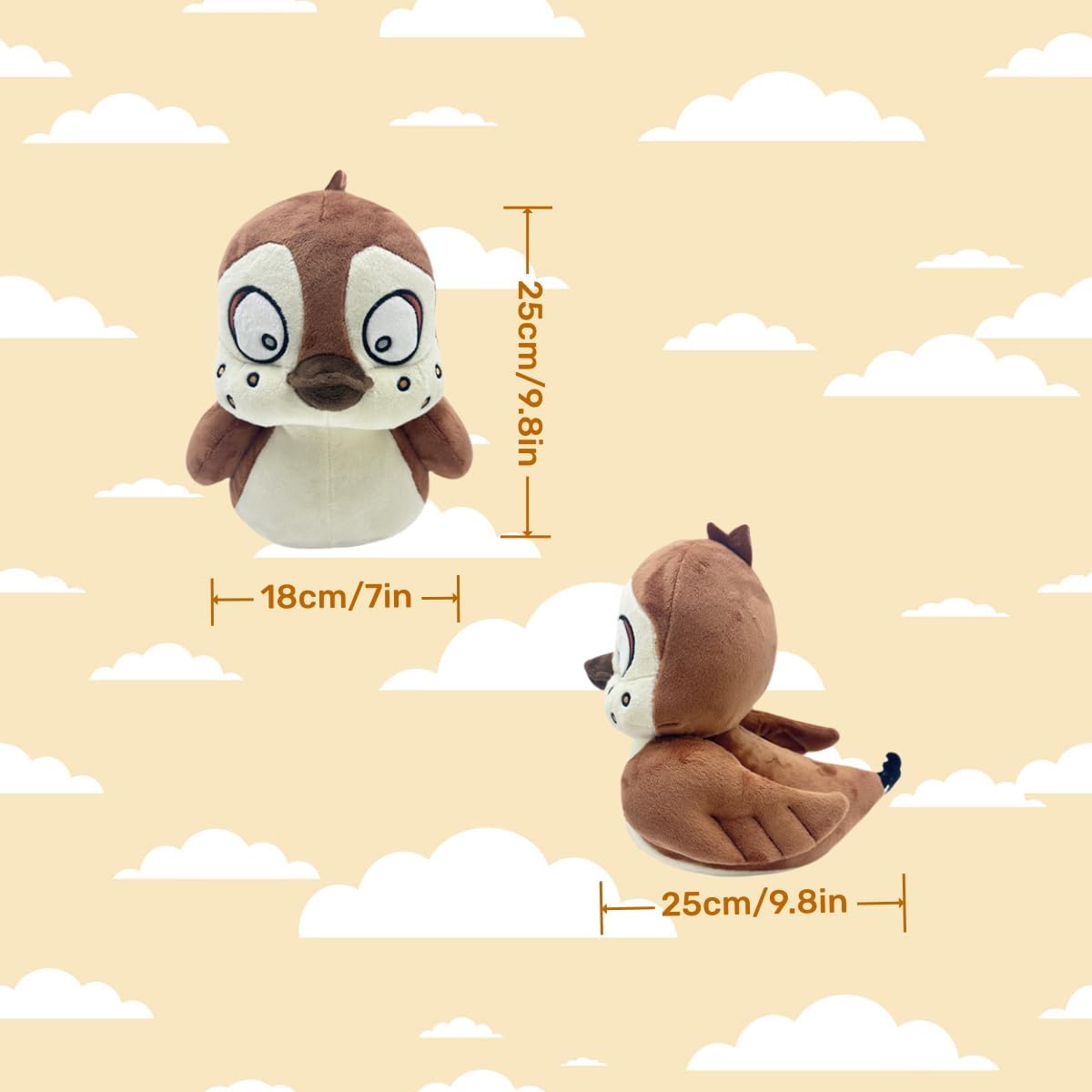 Mi Plush Gration Gwenn Mallard Duck Stuffed Animal 9.8'' Duck Plush Toys Movie Character Gifts For Girls And Boys