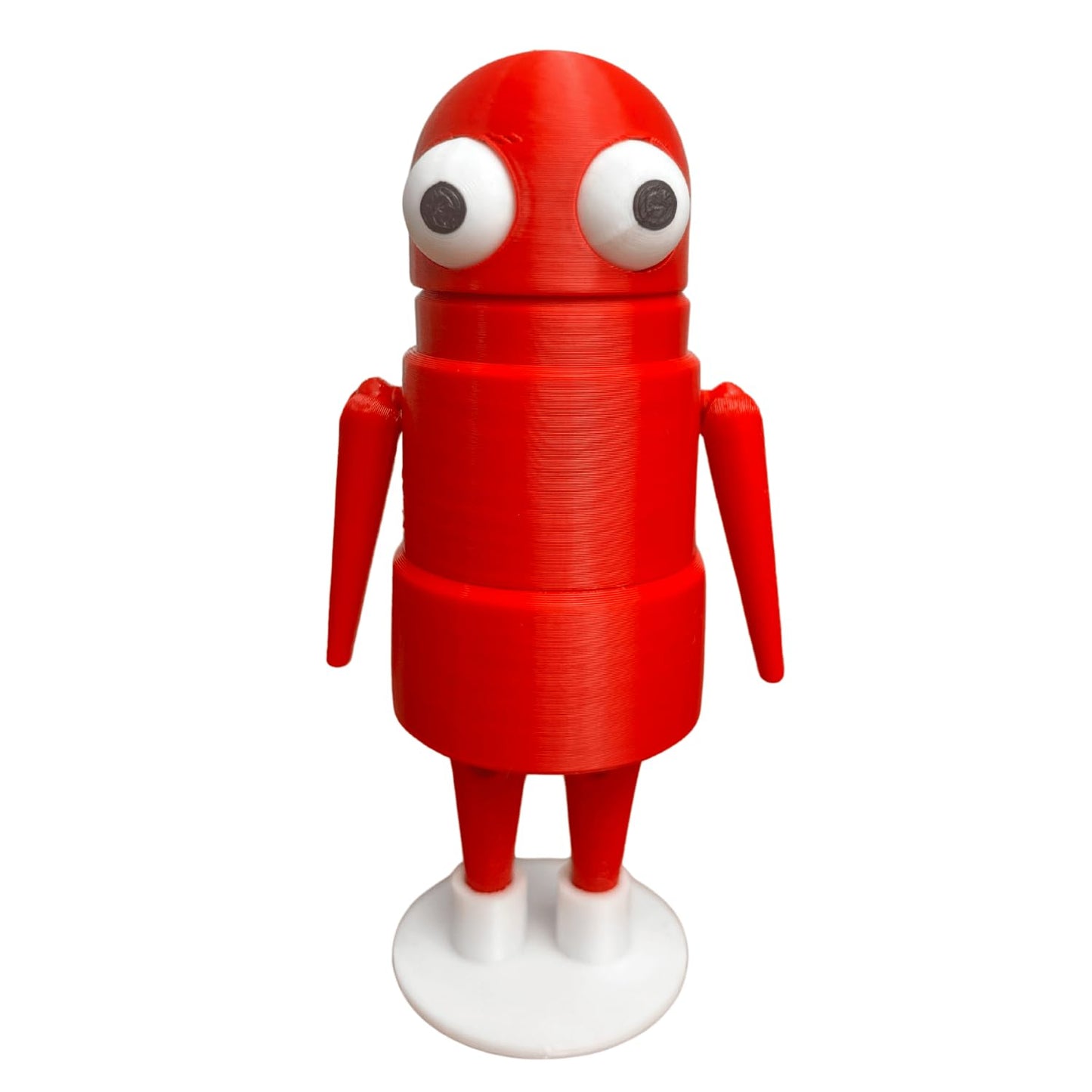 Superbe Repo 3D Printed Character Figure, R.E.P.O Horror Game Posable Articulated Collectible Model For Fans Gift (Red)