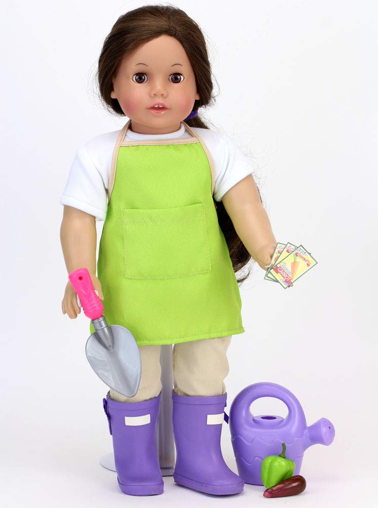 Sophia'S Smithsonian Horticulturist Set 18 Inch Doll Gardening Set Includes Canvas Apron, Potting Soil, Vegetables, Shears, Spade, Watering Can And More | Doll Sold Separately