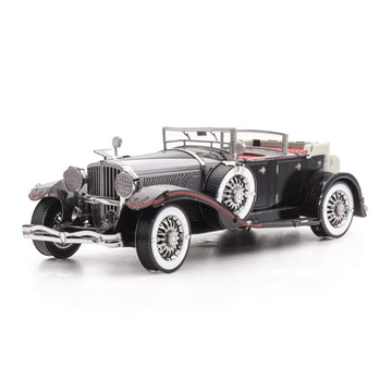 Fascinations Metal Earth Puzzle 3D Car Duesenberg Ii Sj 1934. Vehicle Metal Puzzle. Building Models For Adults Challenging Level 10.01 X 3.99 X 2.59 Cm