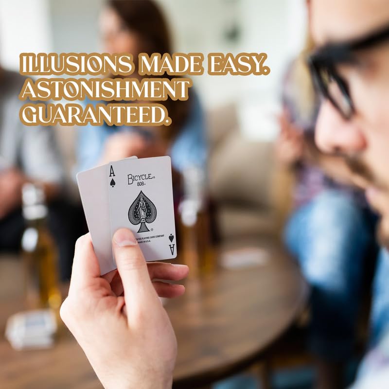 Hat Trick Magic Card Illusions For Beginner To Professional Wizards - Appearing, Teleporting, Transforming Miracles (Blue Brainw
