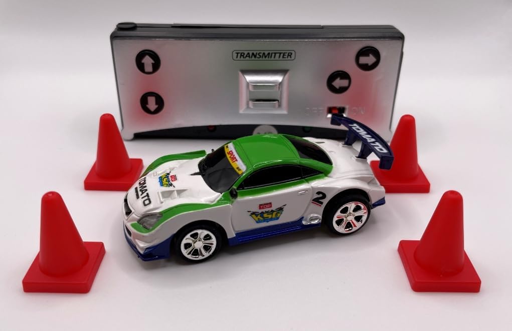 Generic Mini RC 1:58 Scale Small Pocket Portable Micro Racing Car Can Miniature Coke Can Upgraded 2.4G Wireless Radio Remote Con