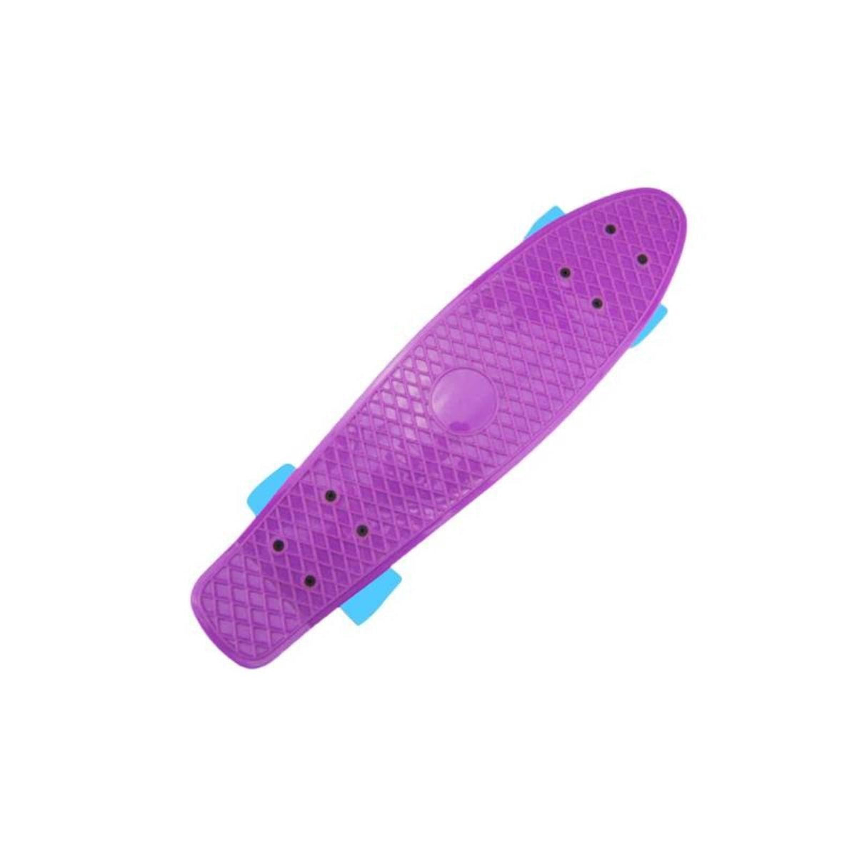 SNAPPSY Penny Board Colorful Skateboard Lightweight 27 Inch Cruiser Skateboard for Beginners, Outdoor, Travel Purple