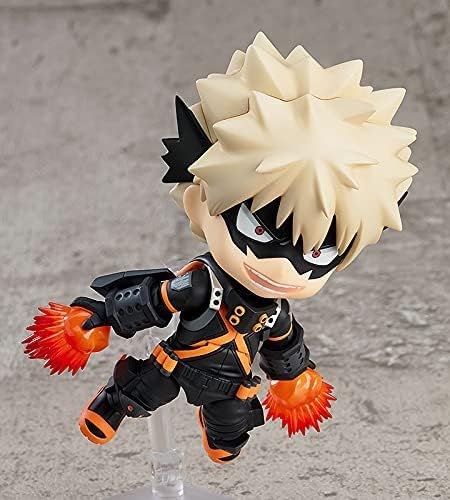Good Smile My Hero Academia: Katsuki Bakugo (Stealth Suit Ver.) Nendoroid Action Figure,Multicolor