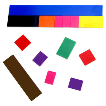 EAI Education Fraction Tiles with Tray: Blank Set of 51