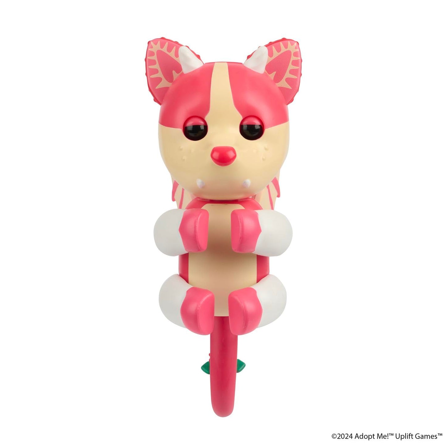 Fingerlings Adopt Me! Strawberry Shortcake Bat Dragon, Interactive Pet, Pink, 3.14x3.14x4.92 inches, Model 3252, 40+ Sounds & Re
