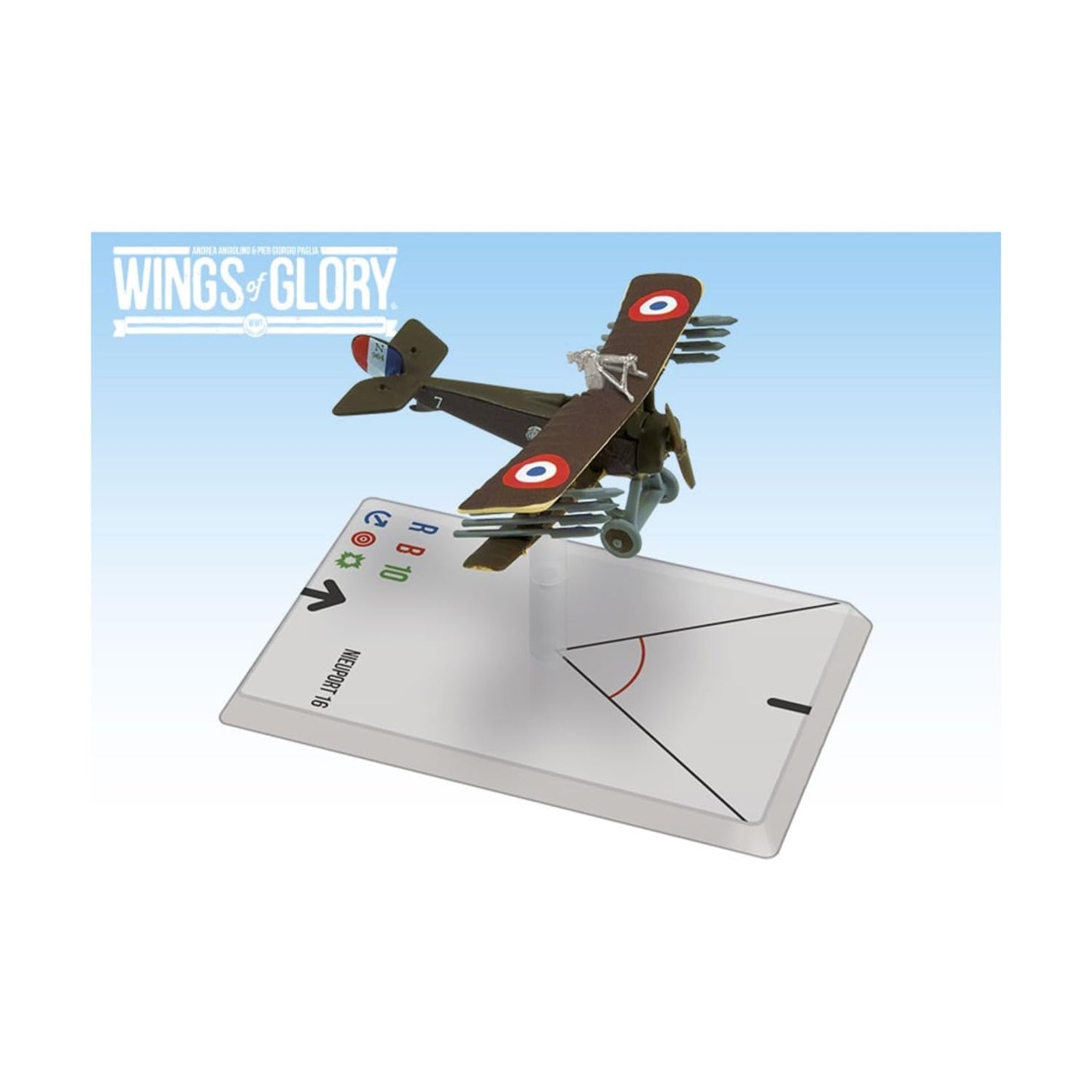 Ares Games Nieuport 16 (De Guibert) - Wgf125D Wings Of Glory Ww1 Airplane Pack