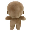 niannyyhouse 4in(10CM) Plush Doll Without Embroidery Humanoid Stuffed Toys Dress Up Normal Body Glossy Wearable Clothing (C-2, 1