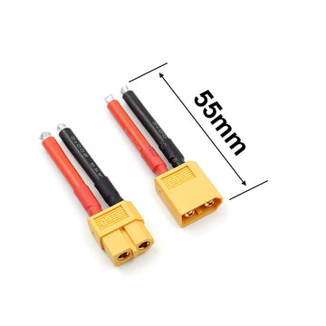 3 Pairs XT60 Plug Female and Male Connector with 12AWG Silicon Wire for RC Lipo Battery Cable Drone