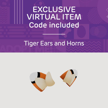 Squishmallows Original 8-Inch Winged Tiger Plush - Ultrasoft Polyester with Virtual Item Code - Model SQAM00029
