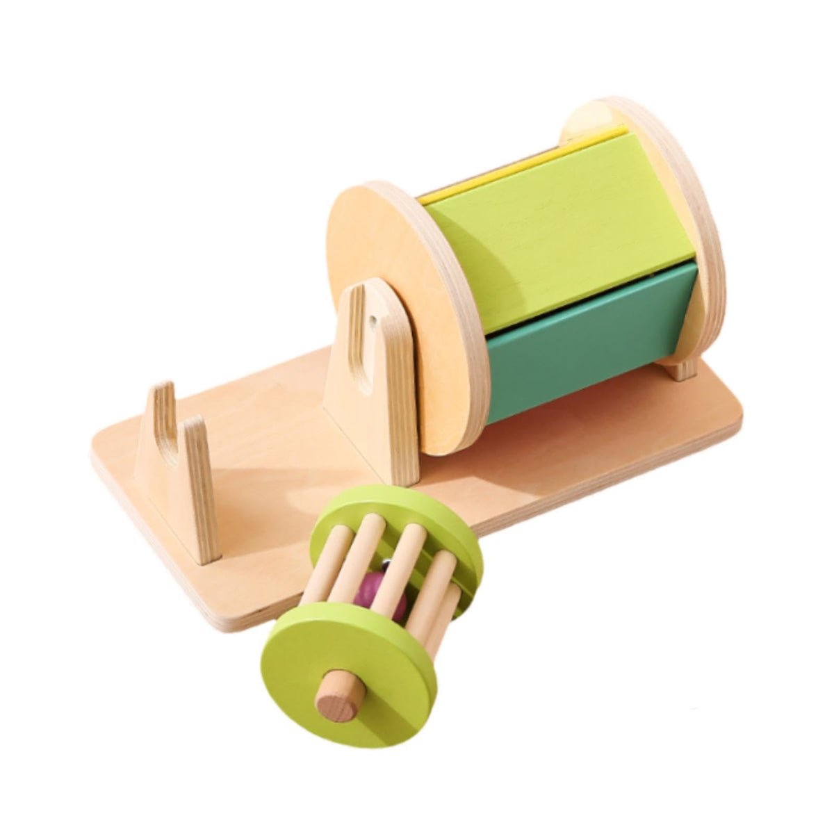 Bnf Rotating Toy Drum Sound Toy Rolling Textile Drum For Gifts Boys Girls Infant Baby | Toys For Baby | Developmental Baby Toys