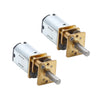 Augiimor 2PCS DC 6V 200RPM Speed Reduction Motor N20 3mm Shaft Mini Metal Gearwheel Gear Motor with Full Metal Gearbox Micro Mot