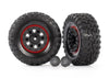 TIRES AND WHEELS ASSEMBLED GLUED