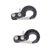 Lafeina Rc Crawler Winch Hooks, Metal Trailer Tow Hook For 1/10 Rc Car Scx10 Tamiya Cc01 D90 D110 Tf2 Trx4 Accessories (Black)