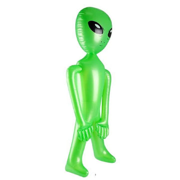 Giant Jumbo Green Alien Inflate Party Favor (1)